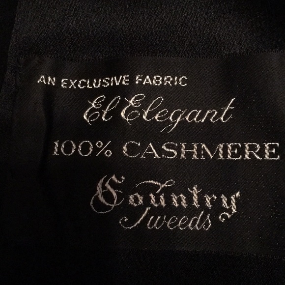 Stunning Black Fully Lined Cashmere Coat - Picture 1 of 6